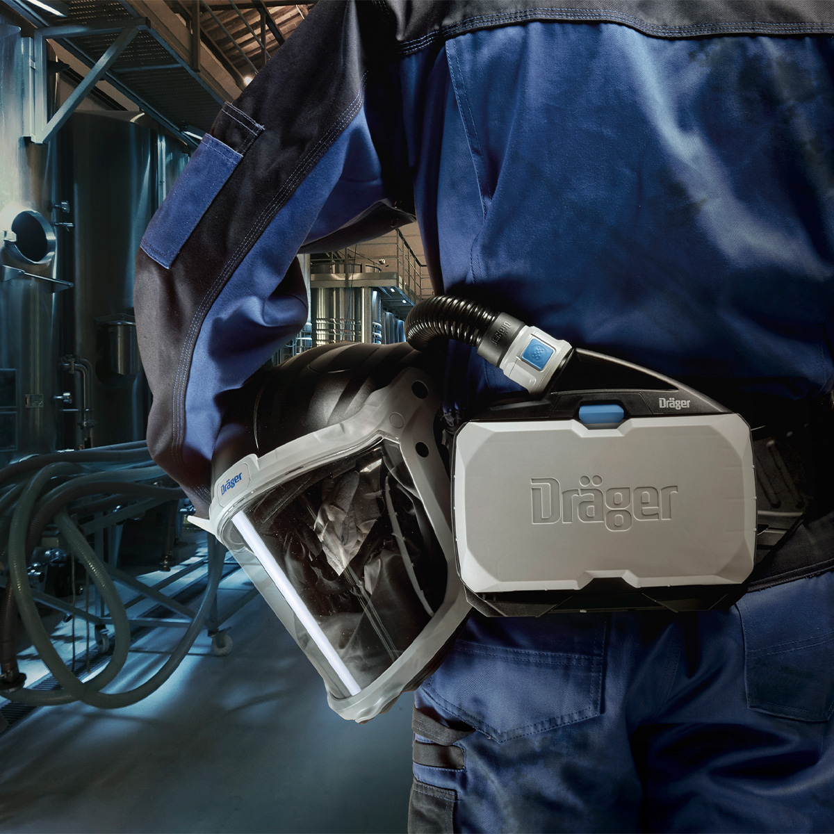 X-plore 8000 Schutzvisier in Kombination mit Helm