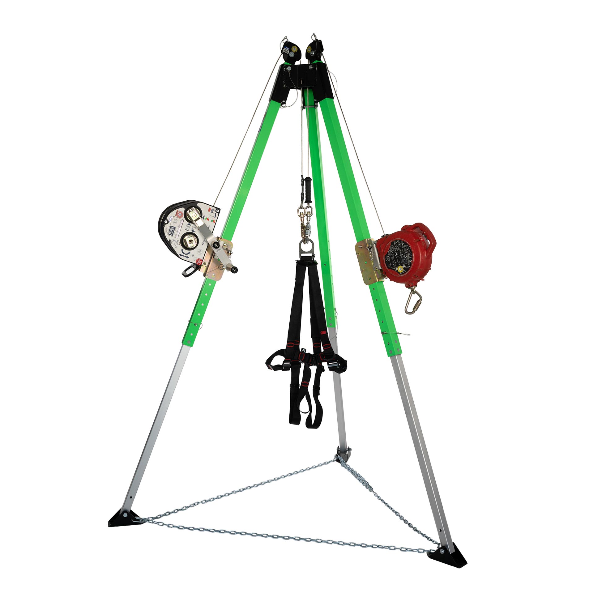 Absturzsicherung_Rebel_Hoehensicherungsgeraet_Capital_Safety_Dreibaum_Seilwinde_Auffanggurt_Standard