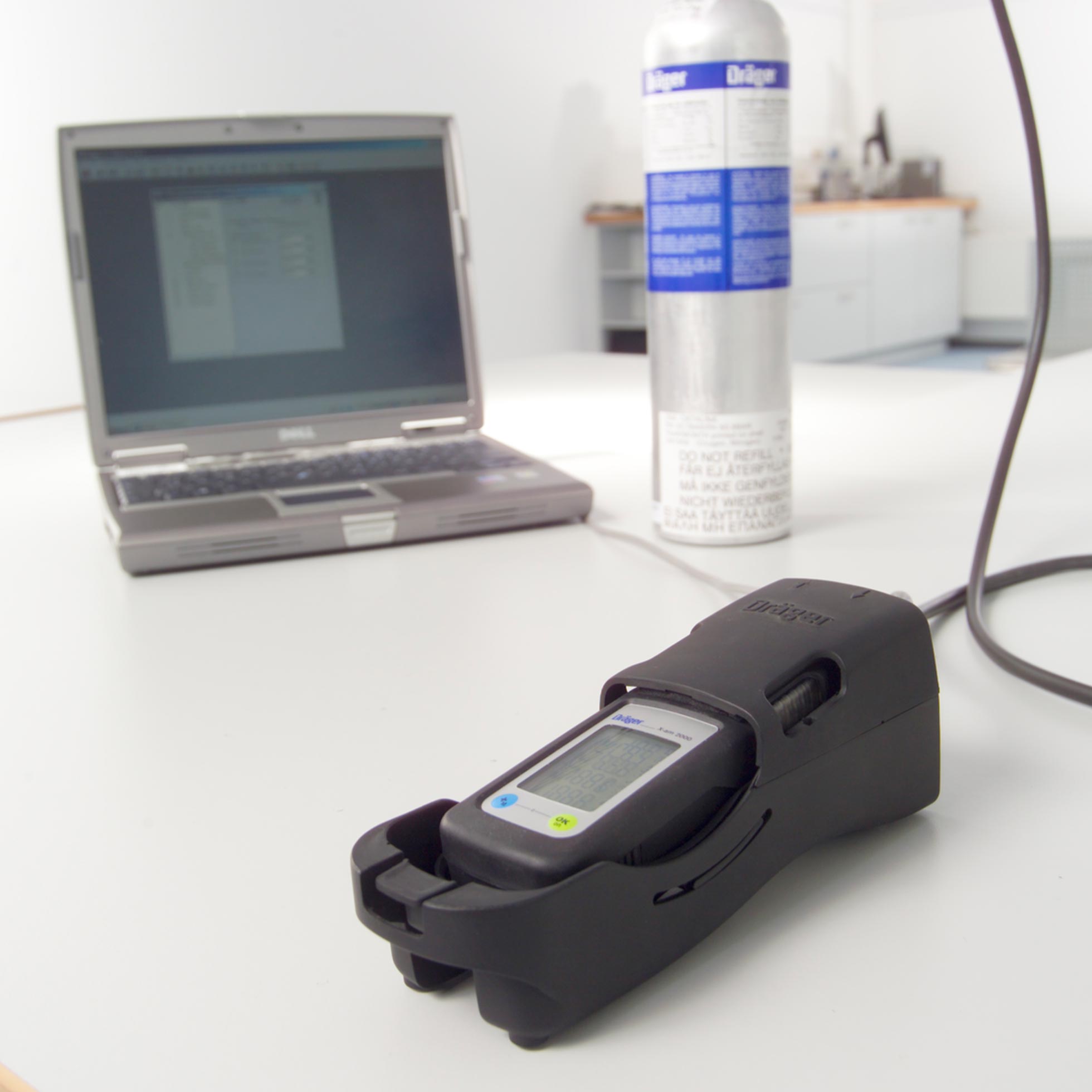 Kalibrieradapter_Draeger_X-am_2/5x00_in_Anwendung